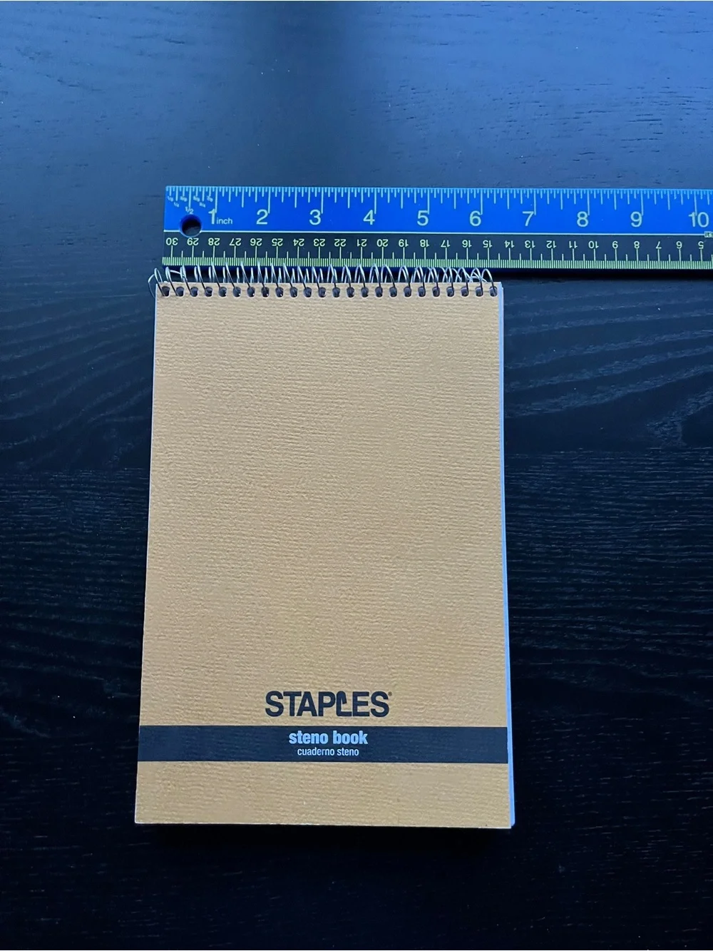 Staples Kraft Steno Book Spiral Memo Pad 6x9 Blue Ruled Gregg Line Notepad 2PK